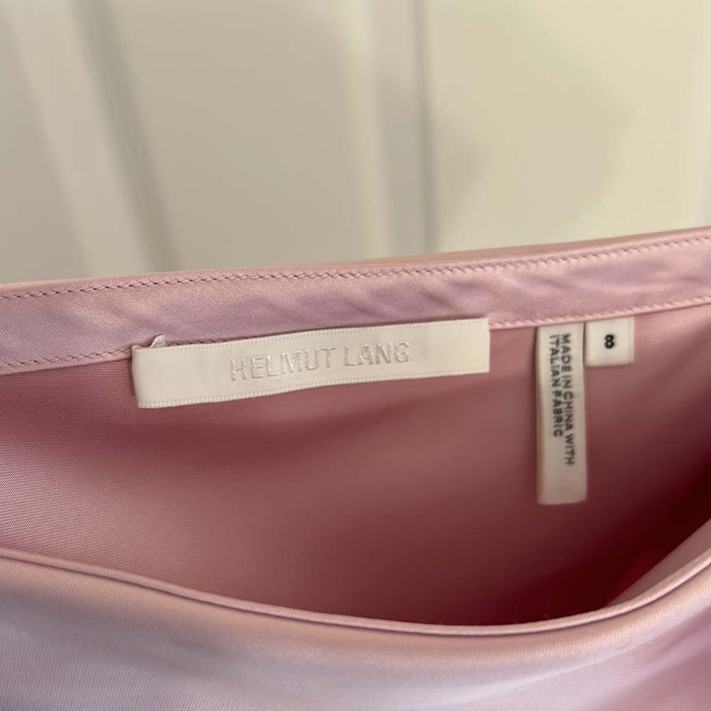Helmut Lang Pink Satin Dress - Picture 5 of 6